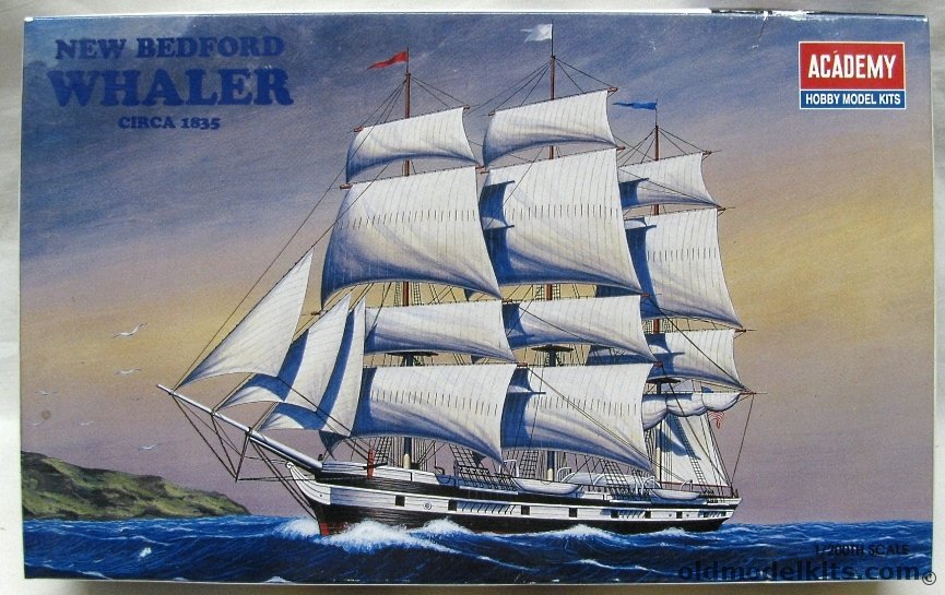 Academy 1/200 New Bedford Whaler 1835 (Charles W Morgan), 1441 plastic model kit